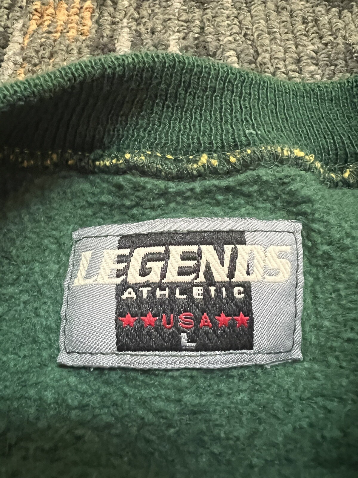 Vintage Green Bay Packers Sweatshirt Large 1996 NFC Champions Legends