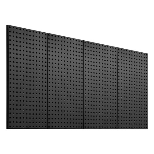 Uimoso 4 Metal Pegboard Panels 24" x 12" Wall-Mounted Garage Tool Organizer