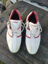 Foot Joy Golf Shoe Cleats Red/White Size 8.5 Mens
