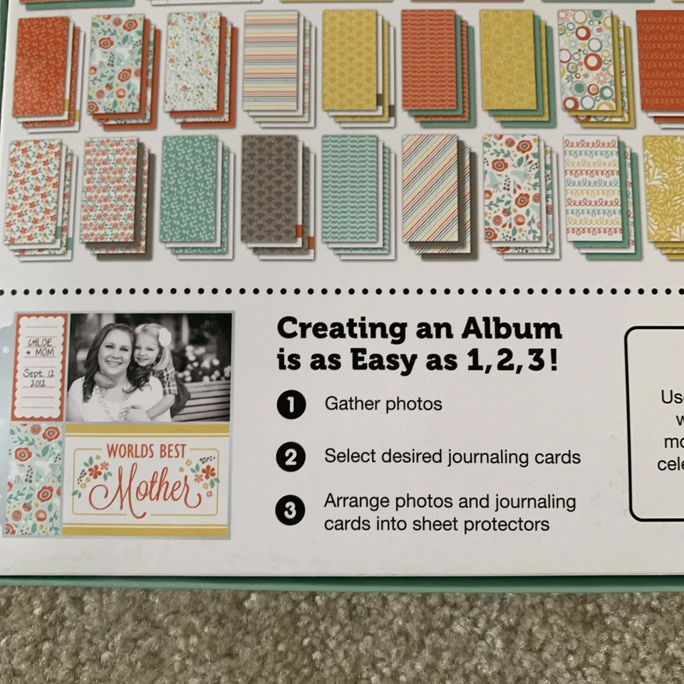 We R Memory Keepers 8x8 Mother’s Album Kit NEW! Album, Photo Sleeves, Journaling - Image 3 of 4
