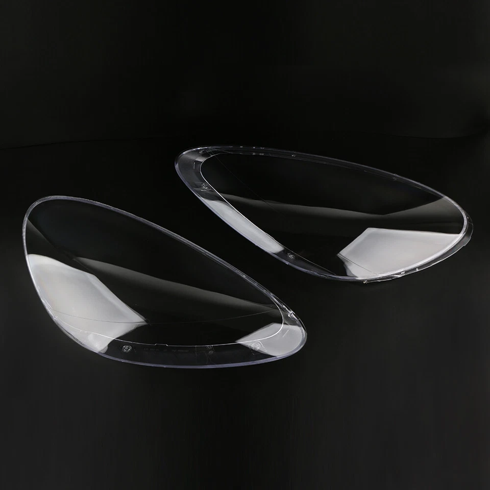 For Porsche Cayenne 2011-14 Pair Headlight Lens Clear Headlamp Diffuser Lens - Image 4 of 4