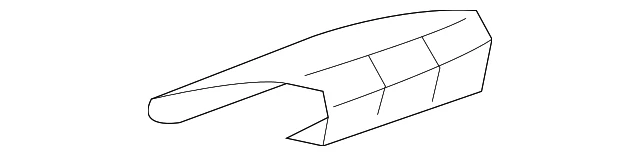 Genuine GM Rear End Spoiler Decal in Inferno Orange 23156174 - Изображение 2 из 3