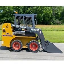 CFG 1.25 Ton Mini Skid Steer Loader w/Cab Enclosure RATO R999D Gas Engine KRW232