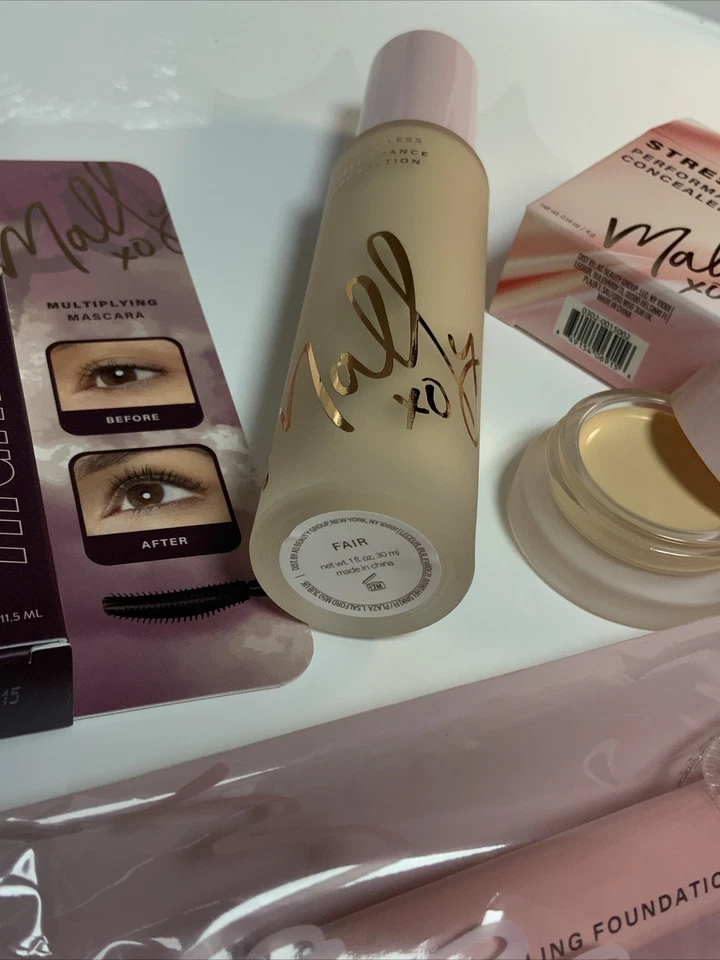 MALLY STRESSLESS FOUNDATION 30ml IN FAIR, BRUSH, CONCEALER ,MASCARA SET - Image 2 of 4