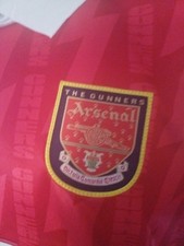 Vintage Arsenal Home Shirt 1994-96 L Large Nike Retro Football Jersey