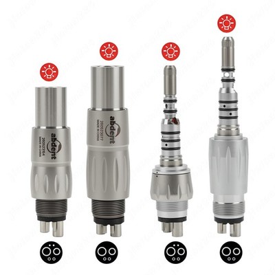 Fit KAVO Multiflex NSK Coupler Dental Turbine Quick Coupling 4/6Hole Fiber Optic