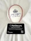 TEXAS RANGERS MAX SCHERZER signed INSCRIBED 2023 WORLD SERIES BASEBALL FANATICS