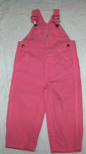 Girls Carhartt Pink Overalls - Size 24 Months