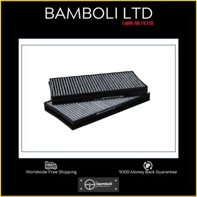 Bamboli Innenraumfilter für BMW 5er-6Seri̇e E60 (Double Carbon) 64319171858