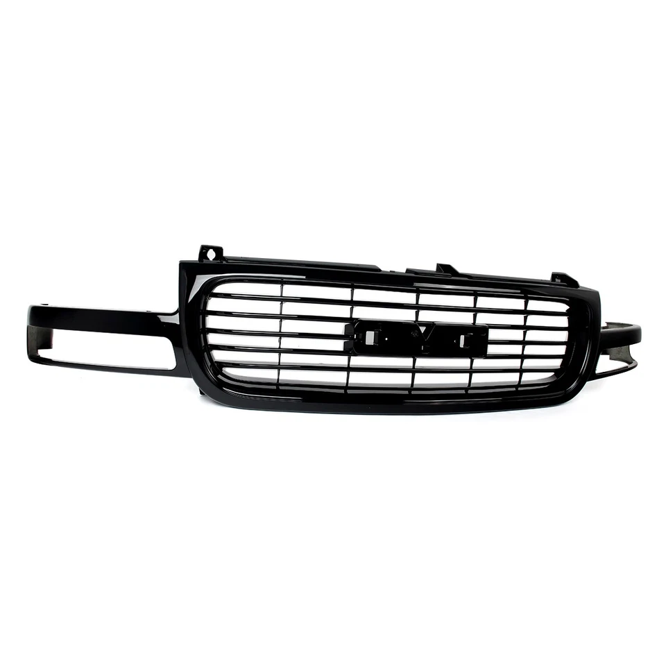 Gloss Black Front Grille For GMC Sierra 1500 2500 1999-2002 Yukon XL 2000-2006 - Image 4 of 4