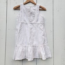 HAYDEN Kids White Cotton Dress Girls Sz XL 10-12
