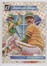 2023 Panini Donruss Diamond Kings On Fire 48/75 Rollie Fingers #18 HOF 8h7