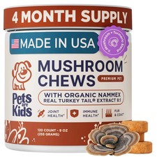 Turkey Tail Mushroom for Dogs Organic Real Mushroom 8:1 Concentrate