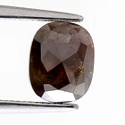 7.5MM ROSE CUT DIAMOND OVAL SHAPE BROWN COLOR 1.38CTW FANCY NATURAL DIAMOND
