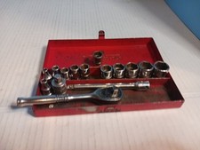Snap-on 15 Piece 1/4” Drive 6-point Metric Starter Set. With Extras.