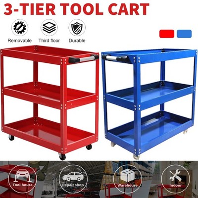 3 Etagen Werkstattwagen Werkzeugwagen Rollwagen Garagen Montagewagen 200kg DE