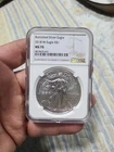 2018-W $1 Burnished Silver American Eagle NGC MS70