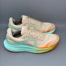 Salomon Glide Max Trail Orange Blue Running Shoes 471203 Men's Sz 11