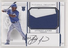 2017 Panini National Treasures 14/99 Anthony Alford #213 Auto wj4