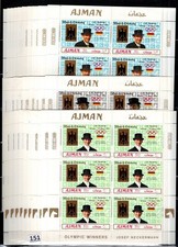 /// GERMANY 1972 - MNH - OLYMPICS - GERMANY - OVERPRINT - 10 SHEETS - 60 STAMPS