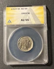 1919 BUFFALO NICKEL - ANACS AU 55 - 5C