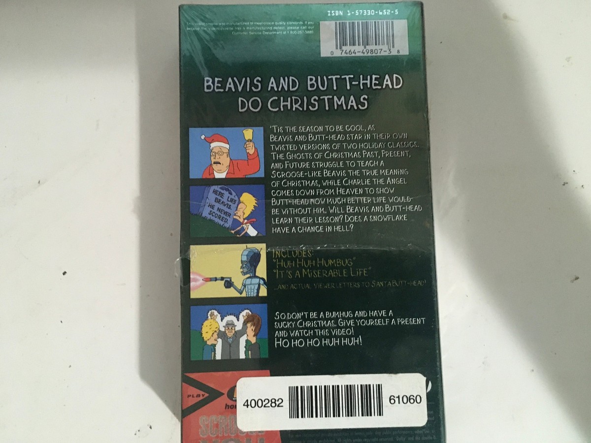 Beavis & Butt-Head Do Christmas VHS Brand New | eBay