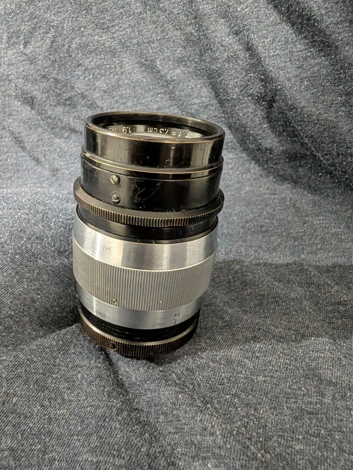 Винтажный объектив LEITZ Leica Hektor L39 73 мм/F1.9 LTM Германия США грузоотправитель - Изображение 3 из 4