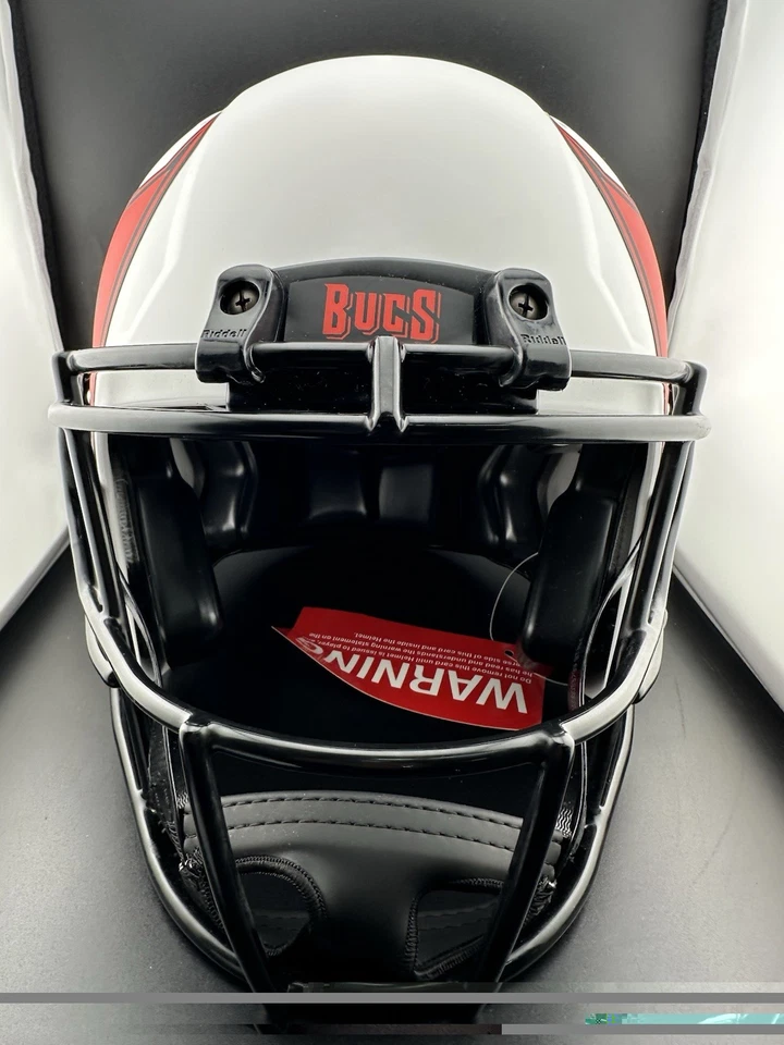 Mike Alstott Warren Sapp Ronde Barber Triple Signed Bucs F/S Authentic Helmet 🔥 - Image 4 of 4