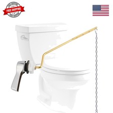 Universal Metal Side Mount Toilet Handle Replacement Kit, Chrome