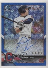 2018 Bowman Chrome Prospect HTA Blue Mojo Refractor 12/150 Conner Capel Auto 4l3