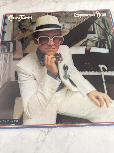 Elton John - Greatest Hits Vinyl LP - 1974  - MCA Records MCA 2128 / INSERT! NM