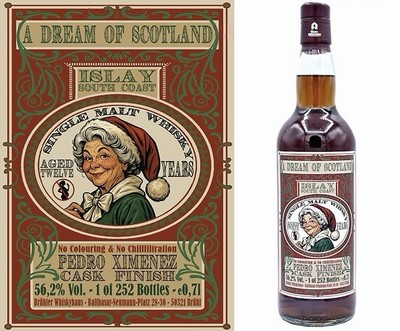 A Dream of Scotland Islay South Coast 12-year-old (PX cask Finish) Old Lady