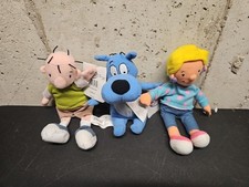 Disney Store Doug Patti  Porkchop Dog Mini Bean Bag Doll Plush Set of 3 NWT