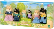Sylvanian Families Shiba Inu Family Set of 6 Brand New