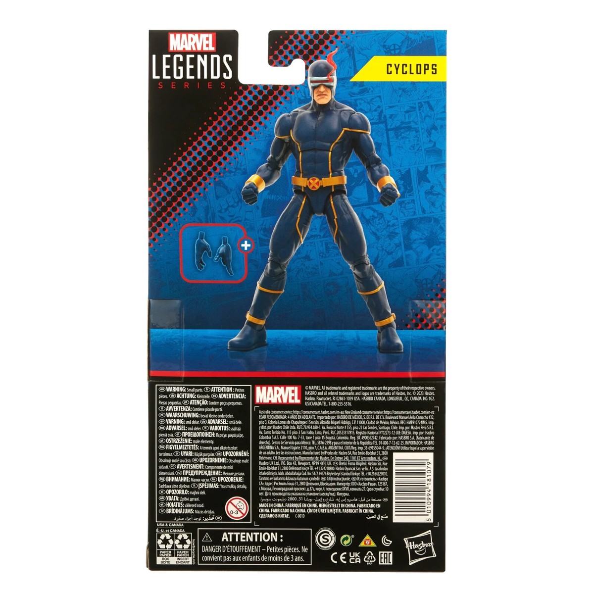Marvel Hasbro Legends Series, Ciclope, action figure ispirata ai