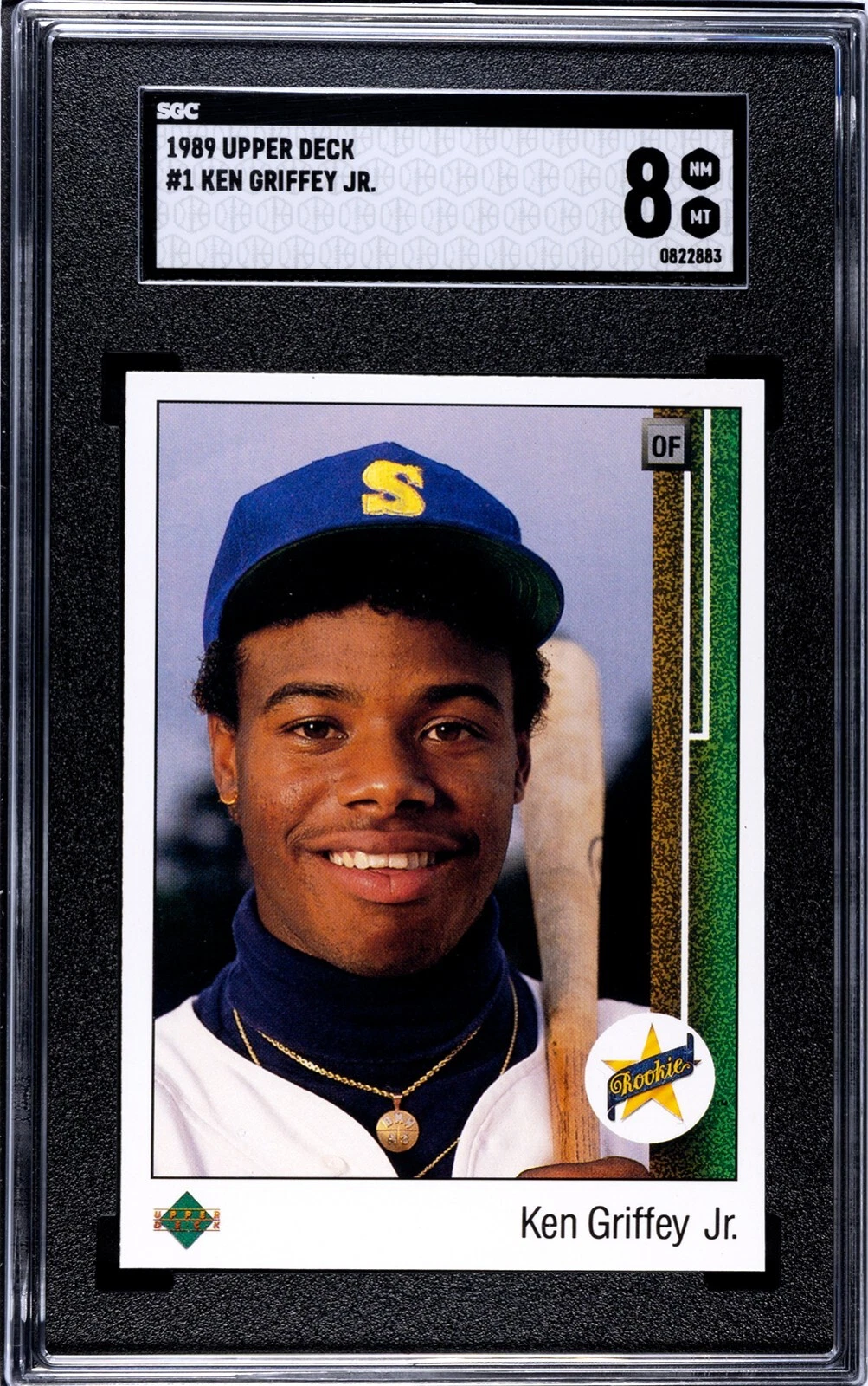 Deal for 1989 Upper Deck Baseball #1 Ken Griffey Jr. RC SGC 8 (NM/MT)