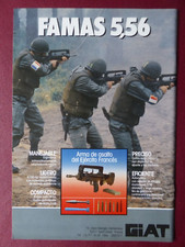 9/1986 PUB GIAT FAMAS 5.56 FUSIL D'ASSAULT ARMEE FRANCAISE ORIGINAL SPANISH AD
