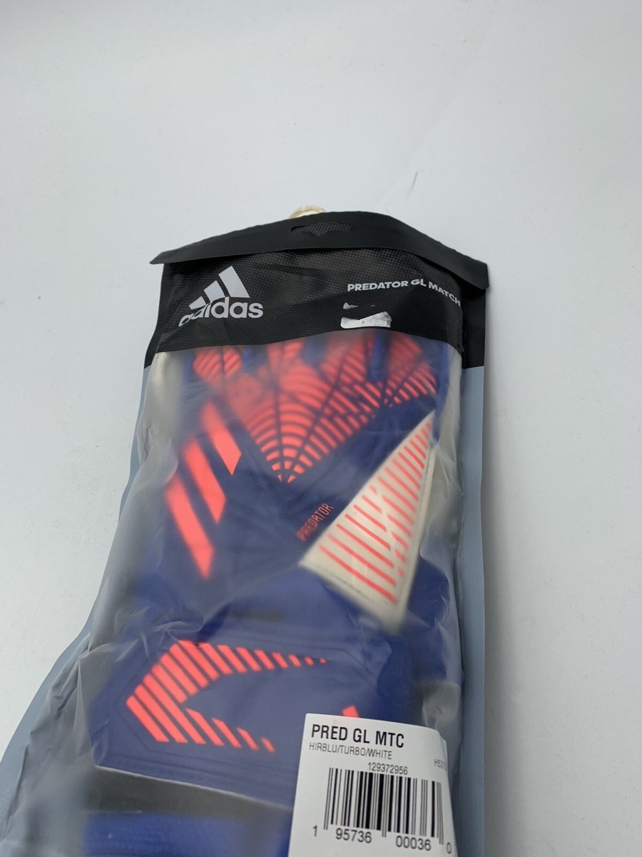 Adidas Predator GL MTC Blue Soccer Goal Keeper Goalie Gloves Sz 8  display picture 1