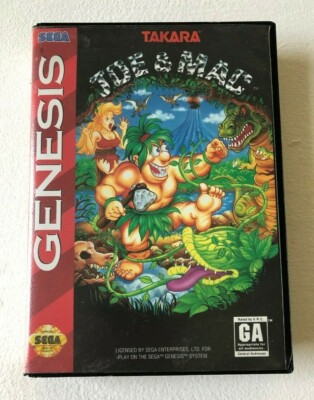 Joe & Mac Case (SEGA Genesis) Authentic BOX ONLY