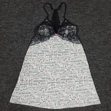 Victorias Secret Nightgown Womens Small Padded Chest Nightie Chemise Adjustable