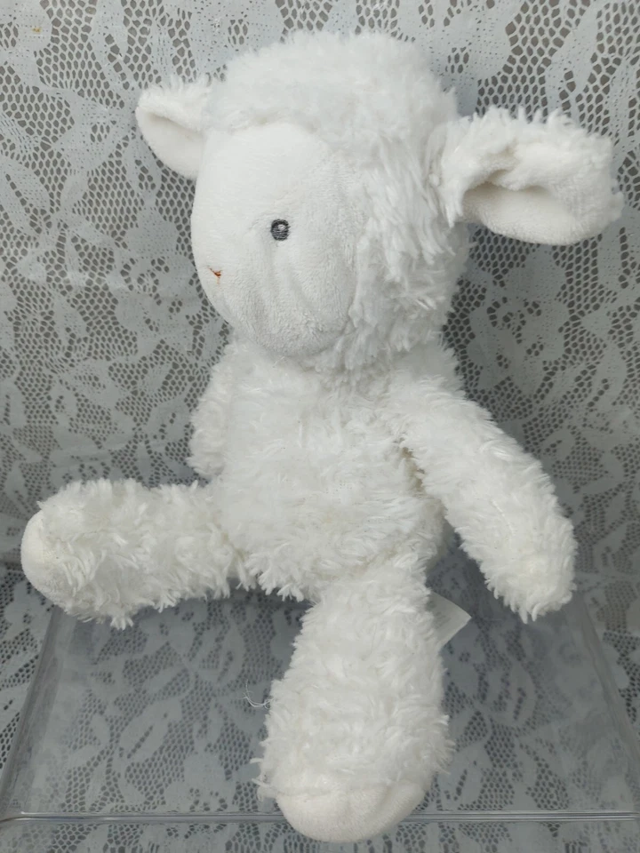 Плюшевые белые вышитые глаза Carter's Lamb для детей предпочтительные мягкие 12 дюймов 2018 г. - Изображение 4 из 4