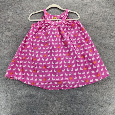 Roberta Roller Rabbit Dress Girls 8 Pink Sleeveless