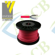 Ventcroft NoBurn Fire Performance Alarm Cable 1.5mm 4-Core 100m resistant safe