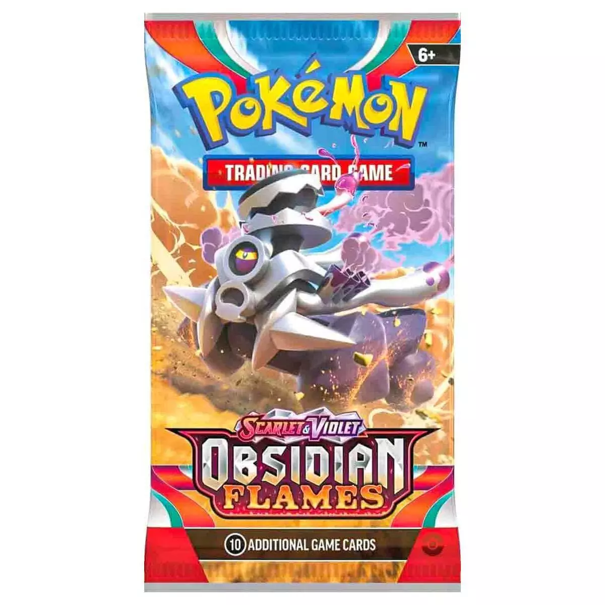  Pokemon Caja de refuerzo de 3 llamas de obsidiana escarlata y  violeta : Juguetes y Juegos