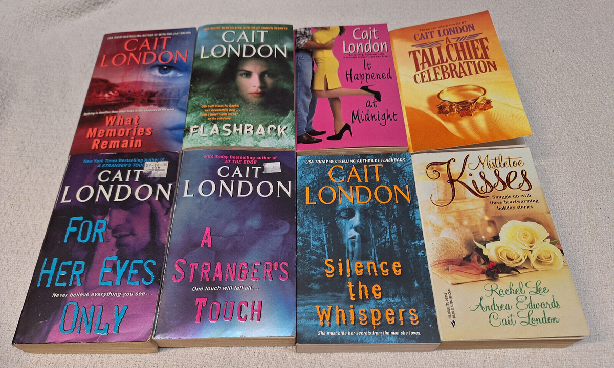 Lot of romance /suspence pb books by CAIT LONDON standalone and