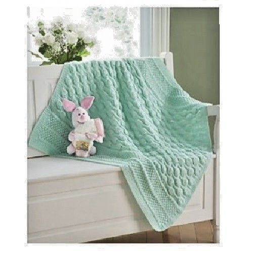 KNITTING PATTERN - PRETTY LITTLE PETAL BLOSSOMS DK BABY BLANKET 81cm x 96.5cm - Picture 1 of 1