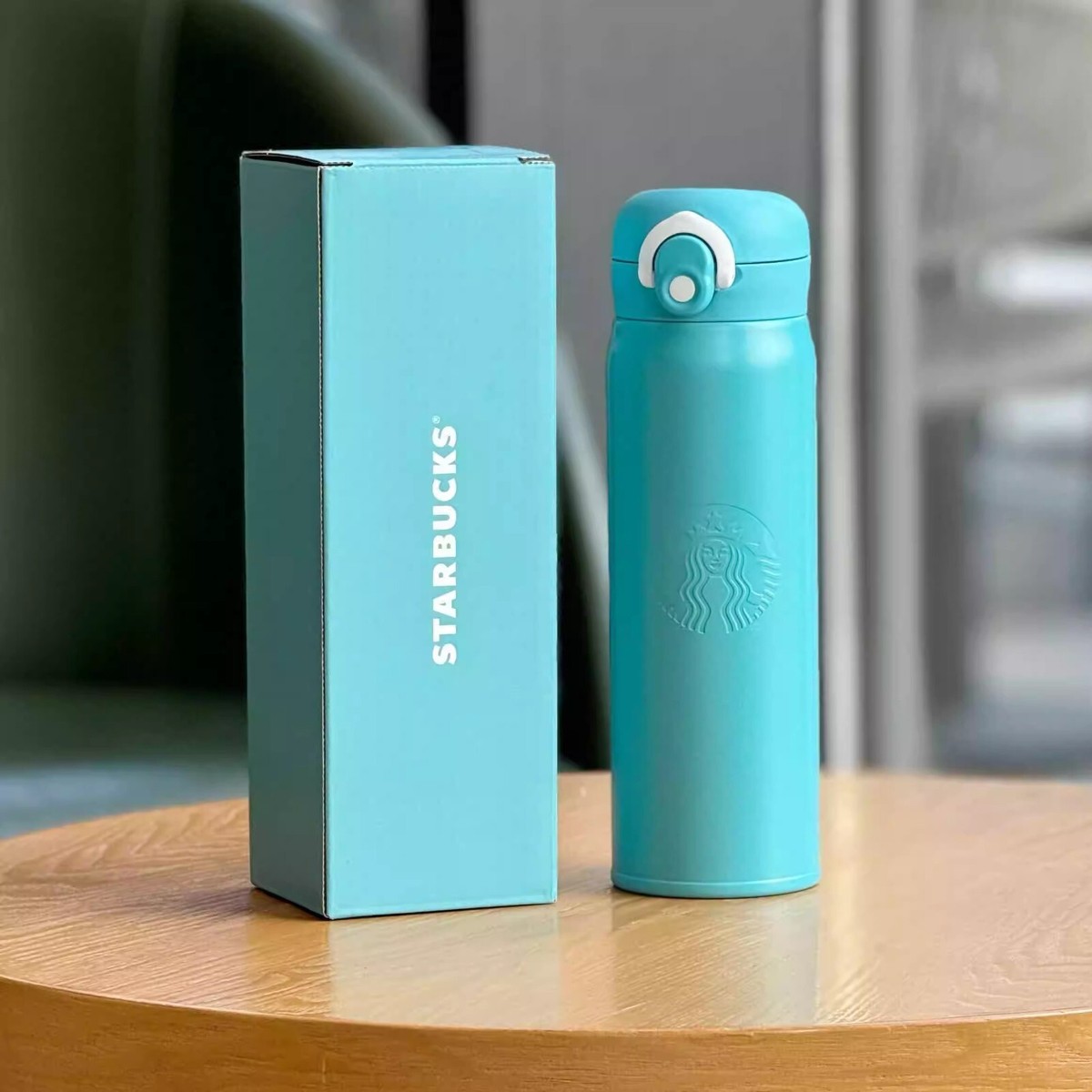 New 2024 China Starbucks X Thermos Autumn Anniversary Blue