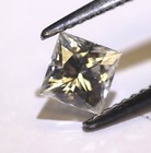 Natural Loose GIA certified .91ct VS2 H princess diamond 5.33X5.22X3.88mm fancy — photo 8