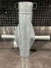 VTG Tin Cookie Pastry Press and Metal Plunger  Decorator Baking Primative 13x12”