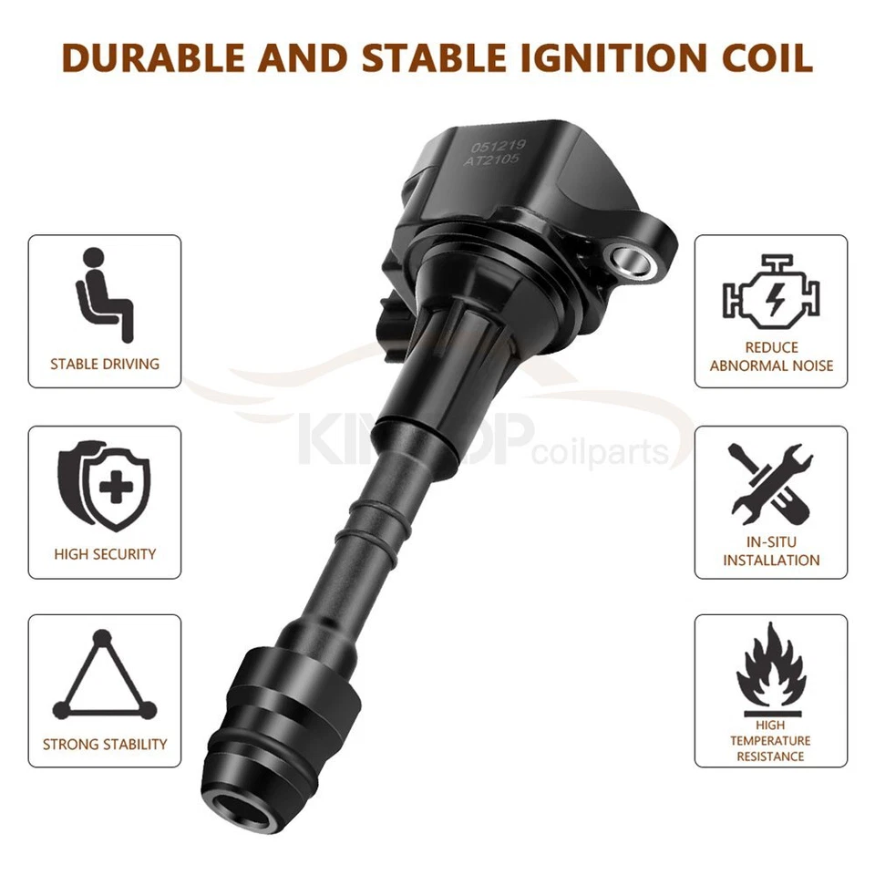 Juego de 6 bobinas de encendido 4,0 L V6 UF349 para Suzuki Equator 2009 2010 2011 2012 Foto 2 de 4